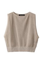 【ミズイロ インド/mizuiro ind】のmesh pattern vest ベスト beige|ID:prp329100004592248