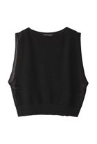 【ミズイロ インド/mizuiro ind】のmesh pattern vest ベスト black|ID:prp329100004592248