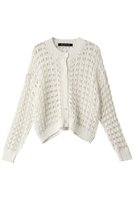【ミズイロ インド/mizuiro ind】のpattern knitting c/neck short CD カーディガン 人気、トレンドファッション・服の通販 founy(ファニー) ファッション Fashion レディースファッション Ladies' Fashion Online トップス・カットソー Tops/Tshirt ニット Knit Tops カーディガン Cardigans カーディガン Cardigan コンパクト Compact サマー Summer ショート Short トレンド Trend |ID:prp329100004592249