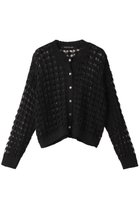 【ミズイロ インド/mizuiro ind】のpattern knitting c/neck short CD カーディガン 人気、トレンドファッション・服の通販 founy(ファニー) ファッション Fashion レディースファッション Ladies' Fashion Online トップス・カットソー Tops/Tshirt ニット Knit Tops カーディガン Cardigans カーディガン Cardigan コンパクト Compact サマー Summer ショート Short トレンド Trend thumbnail black|ID: prp329100004592249 ipo3291000000032601995