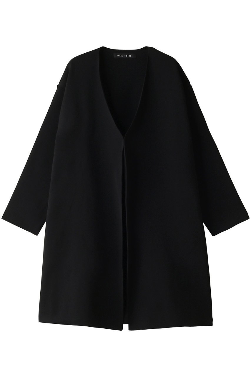 【ミズイロ インド/mizuiro ind】のv/neck knitted JK ジャケット インテリア・キッズ・メンズ・レディースファッション・服の通販 founy(ファニー) 　ファッション　Fashion　レディースファッション　Ladies' Fashion Online　アウター　Coat Outerwear　ジャケット　Jackets　ジャケット　Jacket　black|ID: prp329100004592250 ipo3291000000032602003