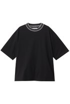 【メゾンスペシャル/MAISON SPECIAL】の【UNISEX】襟リブニット切替 Tシャツ BLK(ブラック)|ID: prp329100004592254 ipo3291000000032602030