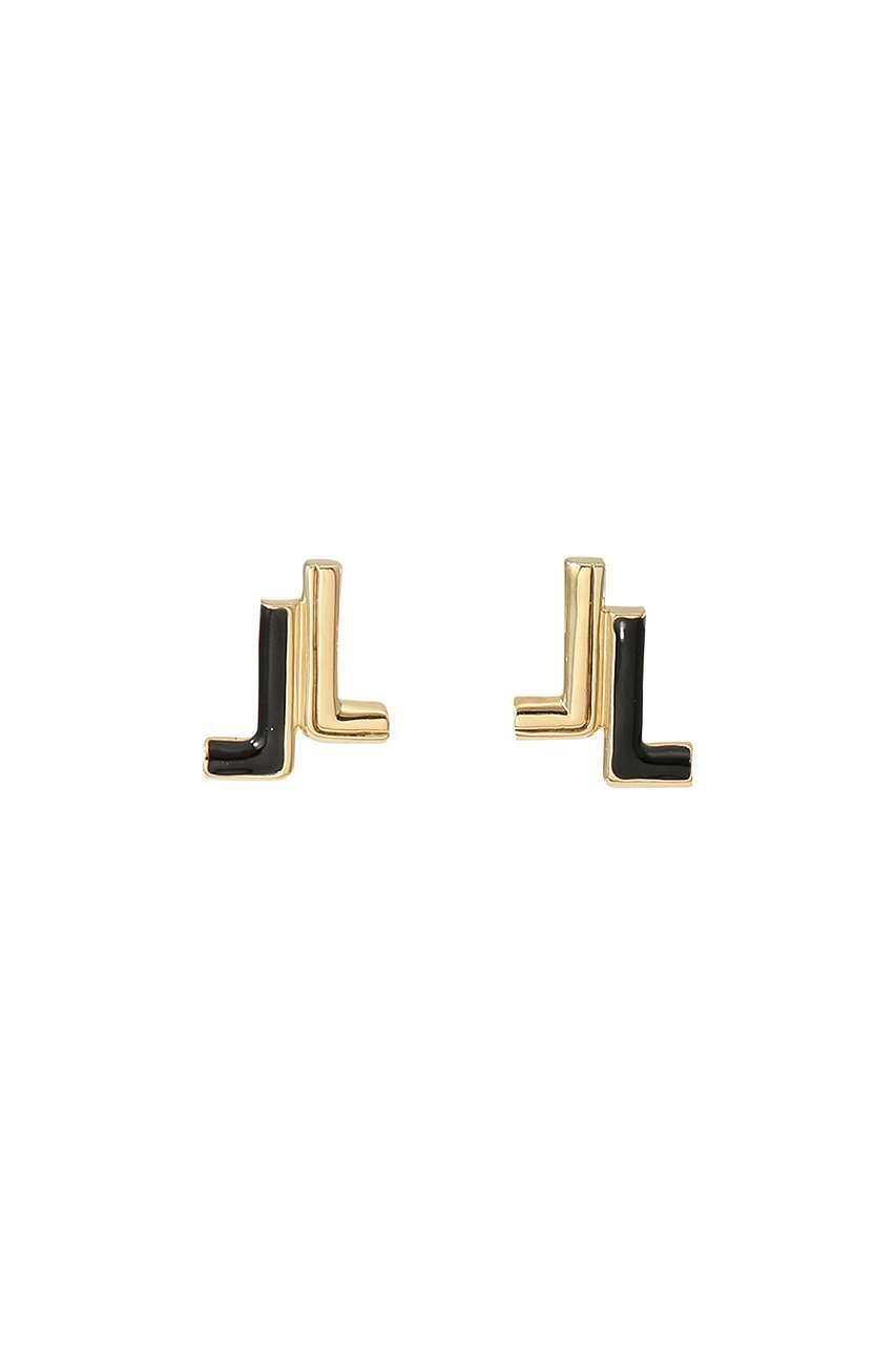 【ランバン オン ブルー/LANVIN en Bleu】のJLピアス インテリア・キッズ・メンズ・レディースファッション・服の通販 founy(ファニー) 　ファッション　Fashion　レディースファッション　Ladies' Fashion Online　ジュエリー　Jewelry　リング　Rings　イヤリング　Earrings　おすすめ　Recommend　イヤリング　Earrings　シンプル　Simple　セットアップ　Set Up　モチーフ　Motif　ブラック|ID: prp329100004592264 ipo3291000000032602097