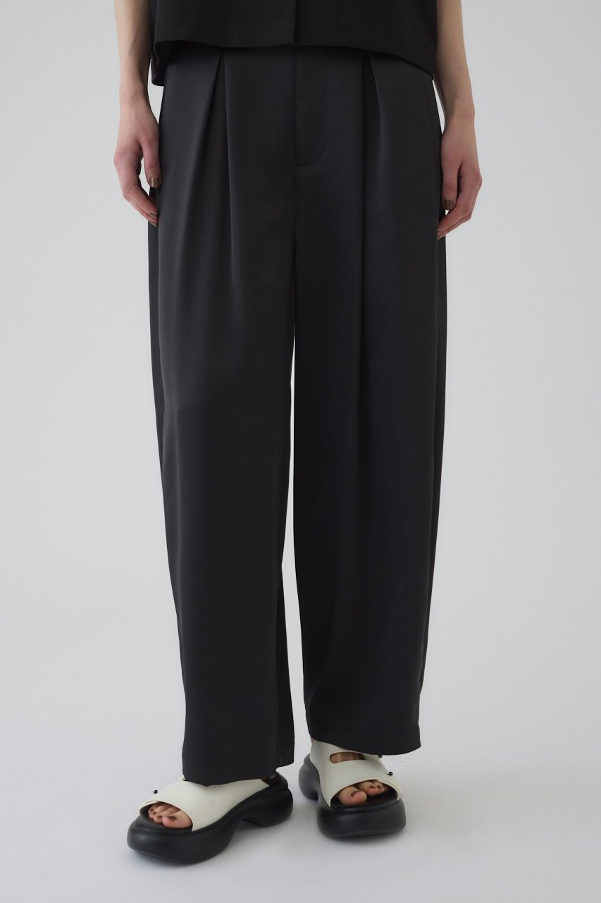 【リムアーク/RIM.ARK】の【7/2 10:00販売開始】Round silhouette satin PT/パンツ インテリア・キッズ・メンズ・レディースファッション・服の通販 founy(ファニー) 　ファッション　Fashion　レディースファッション　Ladies' Fashion Online　パンツ　Pants　おすすめ　Recommend　オケージョン　Occasion　サテン　Satin　セットアップ　Set Up　ラウンド　Round　ラグジュアリー　Luxury　ワイド　Wide　エレガント 上品　Elegant　NEW・新作・新着・新入荷　New Arrivals　ブラック|ID: prp329100004592274 ipo3291000000032602154