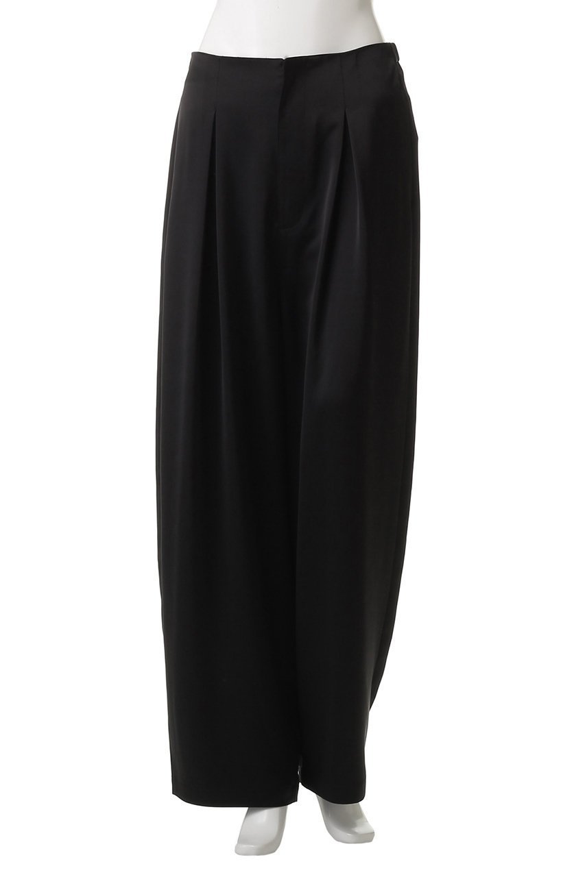 【リムアーク/RIM.ARK】のRound silhouette satin PT/パンツ 大人の最旬トレンドファッション＆コーディネート founy(ファウニー) 　ファッション　Fashion　レディースファッション　Fashion for Women　パンツ　Pants & Trousers　おすすめ　Recommended / Our Picks　オケージョン　Occasion Wear　サテン　Satin, Glossy Fabric　セットアップ　Set-Up, Coordinated Outfit　ラウンド　Round, Round Neck　ラグジュアリー　Luxury, Elegant　ワイド　Wide, Wide Fit　エレガント 上品　Elegant　other-2|ID: prp329100004592274 ipo3291000000036955977