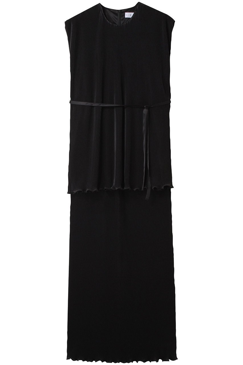 【リムアーク/RIM.ARK】のBLACK DRESS [3]/ドレス インテリア・キッズ・メンズ・レディースファッション・服の通販 founy(ファニー) 　ファッション　Fashion　レディースファッション　Fashion for Women　ワンピース　Dresses　フォーマル・パーティードレス・結婚式用ドレス　Elegant & Casual Dresses　チュニック　Tunic Tops & Dresses　オケージョン　Occasion Wear　シンプル　Simple, Minimal　セットアップ　Set-Up, Coordinated Outfit　チュニック　Tunic, Long Top　ドレス　Dress, One-Piece　プリーツ　Pleats, Pleated　ロング　Long, Long-Length　ブラック|ID: prp329100004592277 ipo3291000000035613611