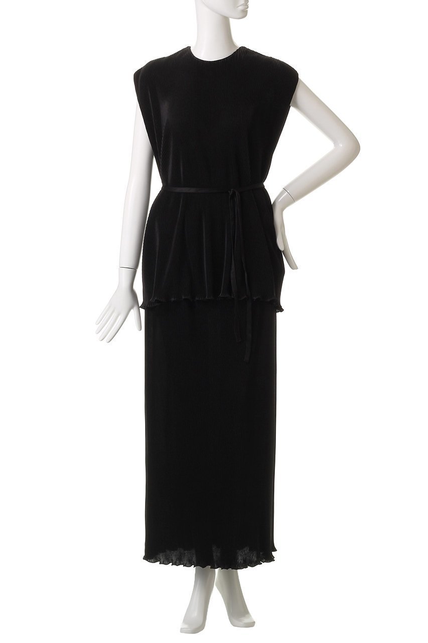【リムアーク/RIM.ARK】のBLACK DRESS [3]/ドレス 人気、トレンドファッション・服の通販 founy(ファニー) 　ファッション　Fashion　レディースファッション　Fashion for Women　ワンピース　Dresses　フォーマル・パーティードレス・結婚式用ドレス　Elegant & Casual Dresses　チュニック　Tunic Tops & Dresses　オケージョン　Occasion Wear　シンプル　Simple, Minimal　セットアップ　Set-Up, Coordinated Outfit　チュニック　Tunic, Long Top　ドレス　Dress, One-Piece　プリーツ　Pleats, Pleated　ロング　Long, Long-Length　other-2|ID: prp329100004592277 ipo3291000000035613612