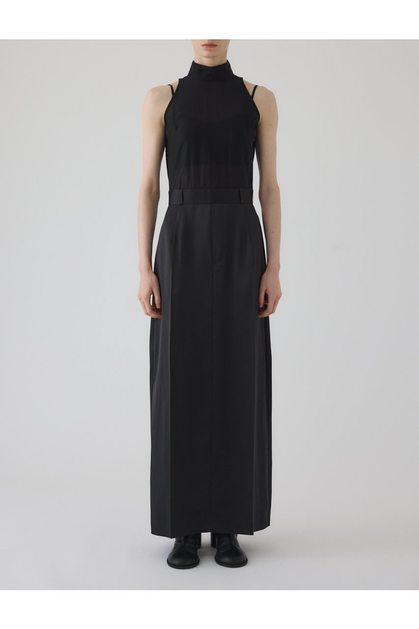 【リムアーク/RIM.ARK】の【7/2 10:00販売開始】BLACK DRESS [5]/ドレス インテリア・キッズ・メンズ・レディースファッション・服の通販 founy(ファニー) 　ファッション　Fashion　レディースファッション　Ladies' Fashion Online　ワンピース　Dress　ドレス　Party Dresses　チュニック　Tunic　インナー　Inner　オケージョン　Occasion　オーガンジー　Organdy　サテン　Satin　チュニック　Tunic　ドッキング　Docking　ドレス　Dress　ロング　Long　NEW・新作・新着・新入荷　New Arrivals　ブラック|ID: prp329100004592278 ipo3291000000032602190