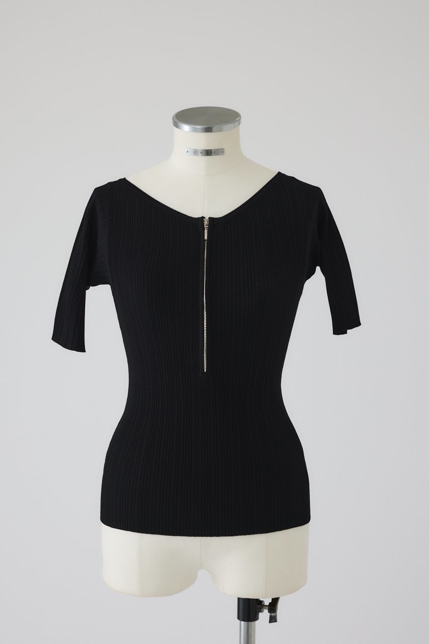 【リムアーク/RIM.ARK】の【7/2 10:00販売開始】Rib zipper knit tops/ニット 人気、トレンドファッション・服の通販 founy(ファニー) 　ファッション　Fashion　レディースファッション　Ladies' Fashion Online　トップス・カットソー　Tops/Tshirt　ニット　Knit Tops　プルオーバー　Pullover　アクセサリー　Accessories　ジップ　Zip　フィット　Fit　リブニット　Rib Knit　NEW・新作・新着・新入荷　New Arrivals　 other-1|ID: prp329100004592280 ipo3291000000032602207