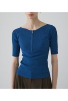 【リムアーク/RIM.ARK】の【7/2 10:00販売開始】Rib zipper knit tops/ニット 人気、トレンドファッション・服の通販 founy(ファニー) ファッション Fashion レディースファッション Ladies' Fashion Online トップス・カットソー Tops/Tshirt ニット Knit Tops プルオーバー Pullover アクセサリー Accessories ジップ Zip フィット Fit リブニット Rib Knit NEW・新作・新着・新入荷 New Arrivals thumbnail ブルー|ID: prp329100004592280 ipo3291000000032602209