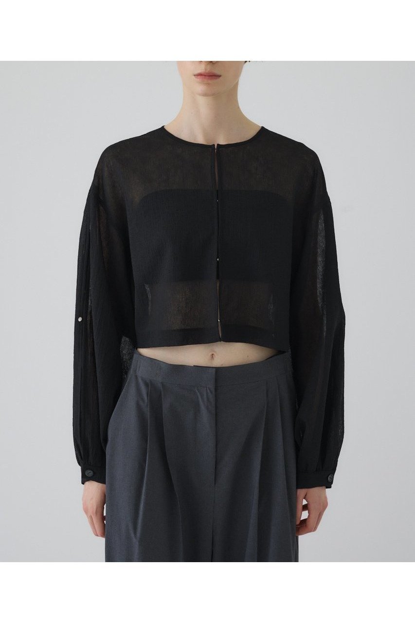 【リムアーク/RIM.ARK】の【7/2 10:00販売開始】Open sleeve sheer SH/シャツ インテリア・キッズ・メンズ・レディースファッション・服の通販 founy(ファニー) 　ファッション　Fashion　レディースファッション　Ladies' Fashion Online　トップス・カットソー　Tops/Tshirt　シャツ/ブラウス　Shirts/Blouses　シンプル　Simple　スリット　Slit　スリーブ　Sleeve　バランス　Balance　ロング　Long　エレガント 上品　Elegant　夏　Summer　NEW・新作・新着・新入荷　New Arrivals　ブラック|ID: prp329100004592283 ipo3291000000032602240