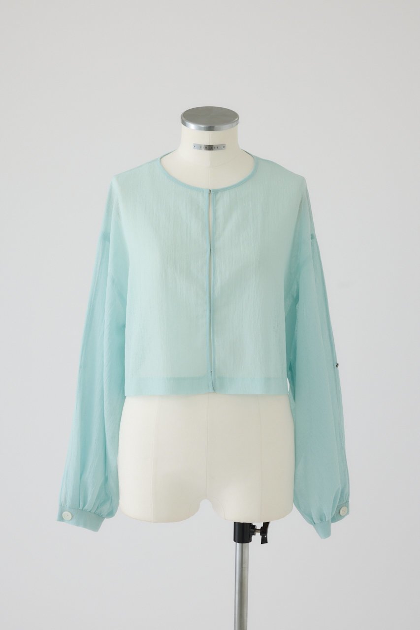 【リムアーク/RIM.ARK】の【7/2 10:00販売開始】Open sleeve sheer SH/シャツ インテリア・キッズ・メンズ・レディースファッション・服の通販 founy(ファニー) 　ファッション　Fashion　レディースファッション　Ladies' Fashion Online　トップス・カットソー　Tops/Tshirt　シャツ/ブラウス　Shirts/Blouses　シンプル　Simple　スリット　Slit　スリーブ　Sleeve　バランス　Balance　ロング　Long　エレガント 上品　Elegant　夏　Summer　NEW・新作・新着・新入荷　New Arrivals　ライトブルー|ID: prp329100004592283 ipo3291000000032602241