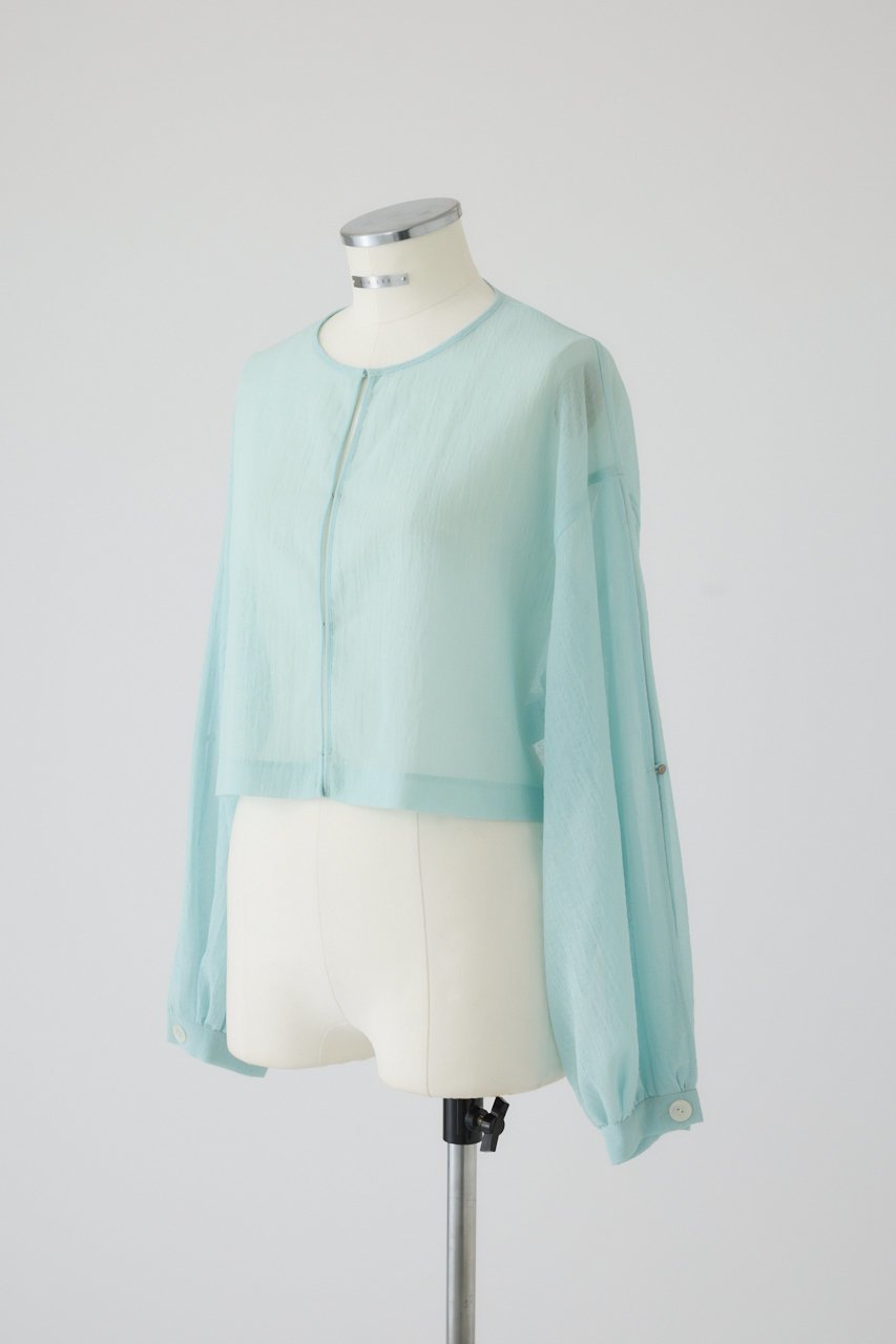 【リムアーク/RIM.ARK】の【7/2 10:00販売開始】Open sleeve sheer SH/シャツ 人気、トレンドファッション・服の通販 founy(ファニー) 　ファッション　Fashion　レディースファッション　Ladies' Fashion Online　トップス・カットソー　Tops/Tshirt　シャツ/ブラウス　Shirts/Blouses　シンプル　Simple　スリット　Slit　スリーブ　Sleeve　バランス　Balance　ロング　Long　エレガント 上品　Elegant　夏　Summer　NEW・新作・新着・新入荷　New Arrivals　other-2|ID: prp329100004592283 ipo3291000000032602242