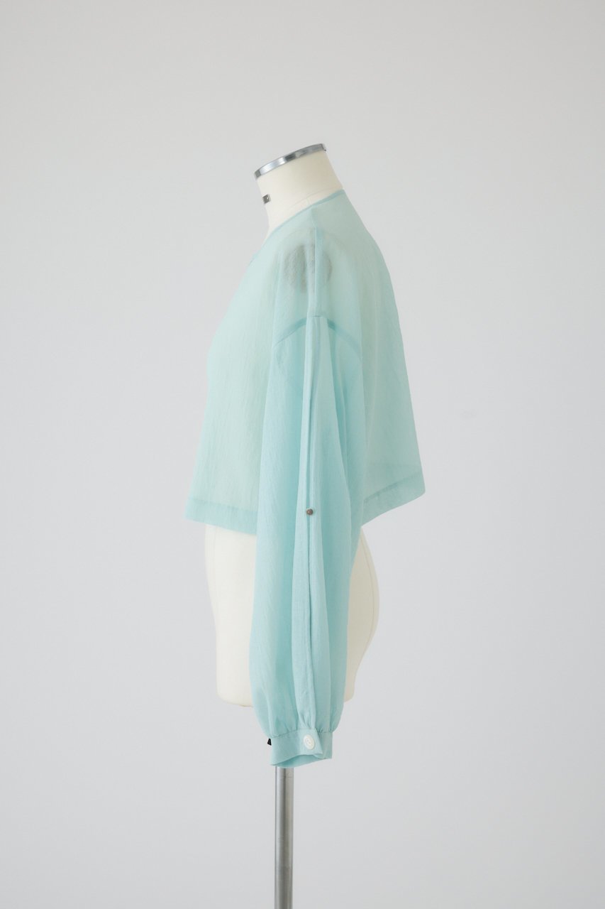 【リムアーク/RIM.ARK】の【7/2 10:00販売開始】Open sleeve sheer SH/シャツ 人気、トレンドファッション・服の通販 founy(ファニー) 　ファッション　Fashion　レディースファッション　Ladies' Fashion Online　トップス・カットソー　Tops/Tshirt　シャツ/ブラウス　Shirts/Blouses　シンプル　Simple　スリット　Slit　スリーブ　Sleeve　バランス　Balance　ロング　Long　エレガント 上品　Elegant　夏　Summer　NEW・新作・新着・新入荷　New Arrivals　other-3|ID: prp329100004592283 ipo3291000000032602243