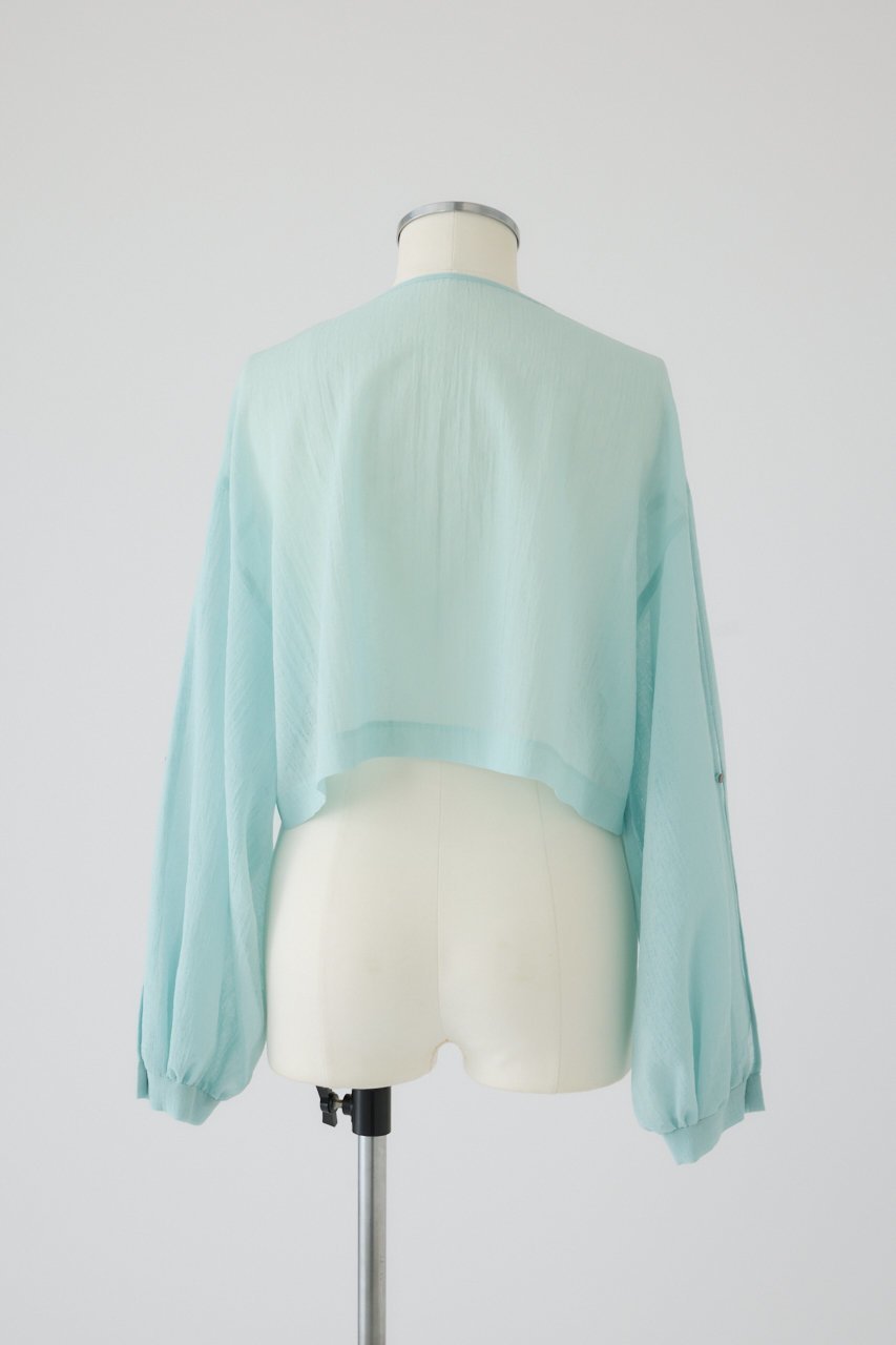【リムアーク/RIM.ARK】の【7/2 10:00販売開始】Open sleeve sheer SH/シャツ 人気、トレンドファッション・服の通販 founy(ファニー) 　ファッション　Fashion　レディースファッション　Ladies' Fashion Online　トップス・カットソー　Tops/Tshirt　シャツ/ブラウス　Shirts/Blouses　シンプル　Simple　スリット　Slit　スリーブ　Sleeve　バランス　Balance　ロング　Long　エレガント 上品　Elegant　夏　Summer　NEW・新作・新着・新入荷　New Arrivals　other-4|ID: prp329100004592283 ipo3291000000032602244