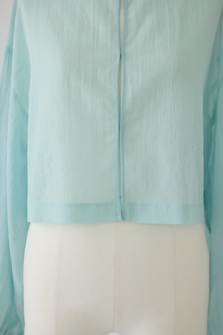【リムアーク/RIM.ARK】の【7/2 10:00販売開始】Open sleeve sheer SH/シャツ 人気、トレンドファッション・服の通販 founy(ファニー) 　ファッション　Fashion　レディースファッション　Ladies' Fashion Online　トップス・カットソー　Tops/Tshirt　シャツ/ブラウス　Shirts/Blouses　シンプル　Simple　スリット　Slit　スリーブ　Sleeve　バランス　Balance　ロング　Long　エレガント 上品　Elegant　夏　Summer　NEW・新作・新着・新入荷　New Arrivals　other-6|ID: prp329100004592283 ipo3291000000032602246