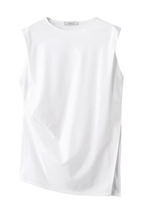 【ドメル/DOMELLE】のノースリーブ ジャージトップ 人気、トレンドファッション・服の通販 founy(ファニー) ファッション Fashion レディースファッション Fashion for Women トップス・カットソー Cut & Sew Tops キャミソール&ノースリーブ Camisoles & Sleeveless Tops シャツ・ブラウス・オフィスカジュアル Elegant Blouses & Button-Ups なめらか Smooth, Silky Texture アシンメトリー Asymmetrical Style インナー Innerwear カーディガン Cardigan, Knitwear ジャケット Jacket, Outerwear ノースリーブ Sleeveless, No-Sleeve エレガント 上品 Elegant |ID:prp329100004592285