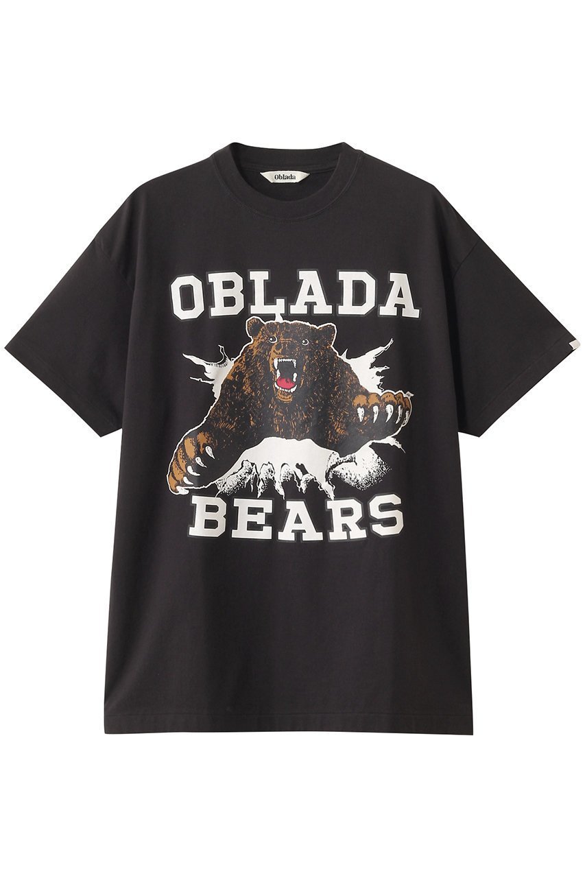 【オブラダ/Oblada】のBEARS Tシャツ 人気、トレンドファッション・服の通販 founy(ファニー) 　ファッション　Fashion　レディースファッション　Ladies' Fashion Online　トップス・カットソー　Tops/Tshirt　シャツ/ブラウス　Shirts/Blouses　ロング / Tシャツ　T-Shirts　カットソー　Cut and Sewn　2025年　2025　2025-2026秋冬・A/W　Aw/Autumn/Winter/Fw/Fall/2025-2026　おすすめ　Recommend　グラフィック　Graphic　ショート　Short　スラックス　Slacks　スリーブ　Sleeve　デニム　Denim　フロント　Front　プリント　Print　リラックス　Relax　ワイド　Wide　定番　Standard　無地　Plain Color　A/W・秋冬　Aw・Autumn/Winter・Fw・Fall-Winter　 other-1|ID: prp329100004592286 ipo3291000000032602265