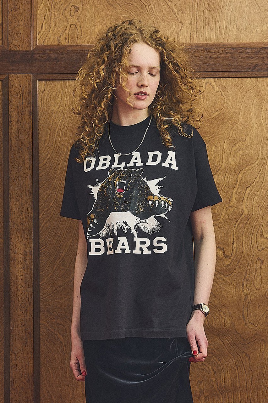 【オブラダ/Oblada】のBEARS Tシャツ 人気、トレンドファッション・服の通販 founy(ファニー) 　ファッション　Fashion　レディースファッション　Fashion for Women　トップス・カットソー　Cut & Sew Tops　シャツ・ブラウス・オフィスカジュアル　Elegant Blouses & Button-Ups　ロングTシャツ・Tシャツ　Longline T-Shirts & Tees　カットソー・ベーシックTシャツ　Cut-and-Sewn Tops / Stretch Tees & Basics　2025年　2025　2025-2026秋冬・A/W　Autumn/Winter 2025–26 AW25–26　おすすめ　Recommended / Our Picks　グラフィック　Graphic, Graphic Design　ショート　Short, Short Length　スラックス　Slacks, Dress Pants　スリーブ　Sleeve, Long Sleeve / Short Sleeve　デニム　Denim, Jeans Material　フロント　Front, Front Design　プリント　Print, Printed Pattern　リラックス　Relax, Relaxed Fit　ワイド　Wide, Wide Fit　定番　Standard, Basic Item　無地　Plain, Solid Color　A/W・秋冬　Autumn/Winter　other-7|ID: prp329100004592286 ipo3291000000033342812
