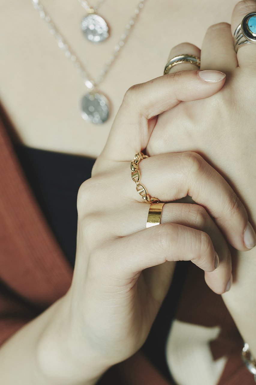 【ジジ/GIGI】のMassive anchor chain リング 人気、トレンドファッション・服の通販 founy(ファニー) 　ファッション　Fashion　レディースファッション　Fashion for Women　ジュエリー　Jewelry　チェーン　Chain, Chain Strap　モチーフ　Motif, Design Theme　other-2|ID: prp329100004592290 ipo3291000000035863318