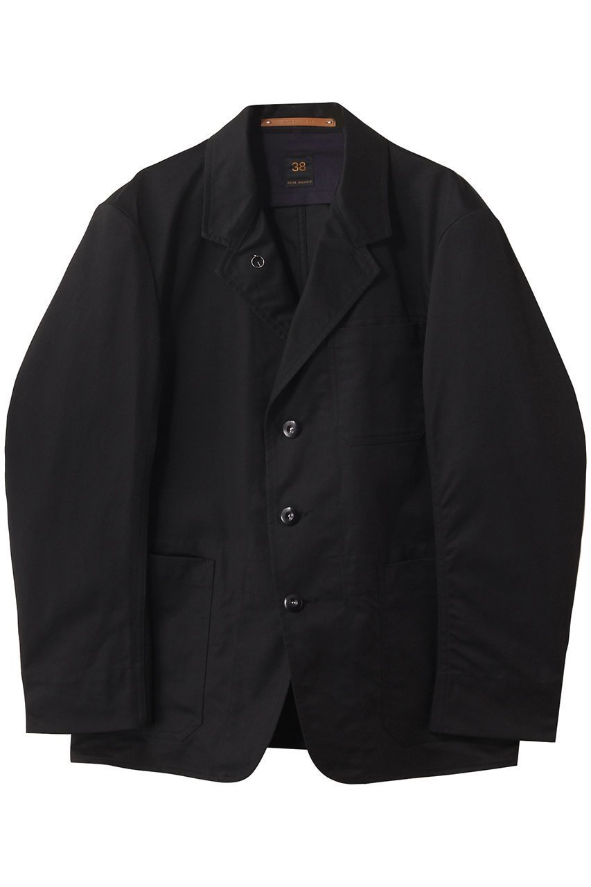 【サイ サイベーシックス/Scye SCYE BASICS / MEN】の【MEN】【SCYE BASICS】San ホアキン コットン ブレザー インテリア・キッズ・メンズ・レディースファッション・服の通販 founy(ファニー) 　ファッション　Fashion　メンズファッション　Fashion for Men　エレガント 上品　Elegant　ジャケット　Jacket, Outerwear　パッチ　Patch, Appliqué　フォーマル　Formal, Dressy　ポケット　Pocket, Pocket Detail　ブラック|ID: prp329100004592294 ipo3291000000036239138