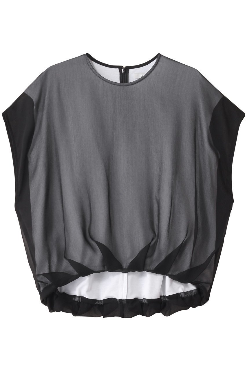 【ドメル/DOMELLE】のダブル レイヤード トップ 人気、トレンドファッション・服の通販 founy(ファニー) 　ファッション　Fashion　レディースファッション　Ladies' Fashion Online　トップス・カットソー　Tops/Tshirt　シャツ/ブラウス　Shirts/Blouses　2025年　2025　2025-2026秋冬・A/W　Aw/Autumn/Winter/Fw/Fall/2025-2026　シアー　Sheer　ショート　Short　スリーブ　Sleeve　ダブル　Double　デニム　Denim　A/W・秋冬　Aw・Autumn/Winter・Fw・Fall-Winter　 other-1|ID: prp329100004592308 ipo3291000000032602410