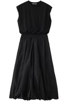 【ドメル/DOMELLE】のMIXED ファブリックドレス 人気、トレンドファッション・服の通販 founy(ファニー) ファッション Fashion レディースファッション Fashion for Women ワンピース Dresses フォーマル・パーティードレス・結婚式用ドレス Elegant & Casual Dresses チュニック Tunic Tops & Dresses エレガント 上品 Elegant チュニック Tunic, Long Top ドレス Dress, One-Piece フェミニン Feminine, Girly ロング Long, Long-Length thumbnail ブラック×ブラック|ID: prp329100004592309 ipo3291000000035613646