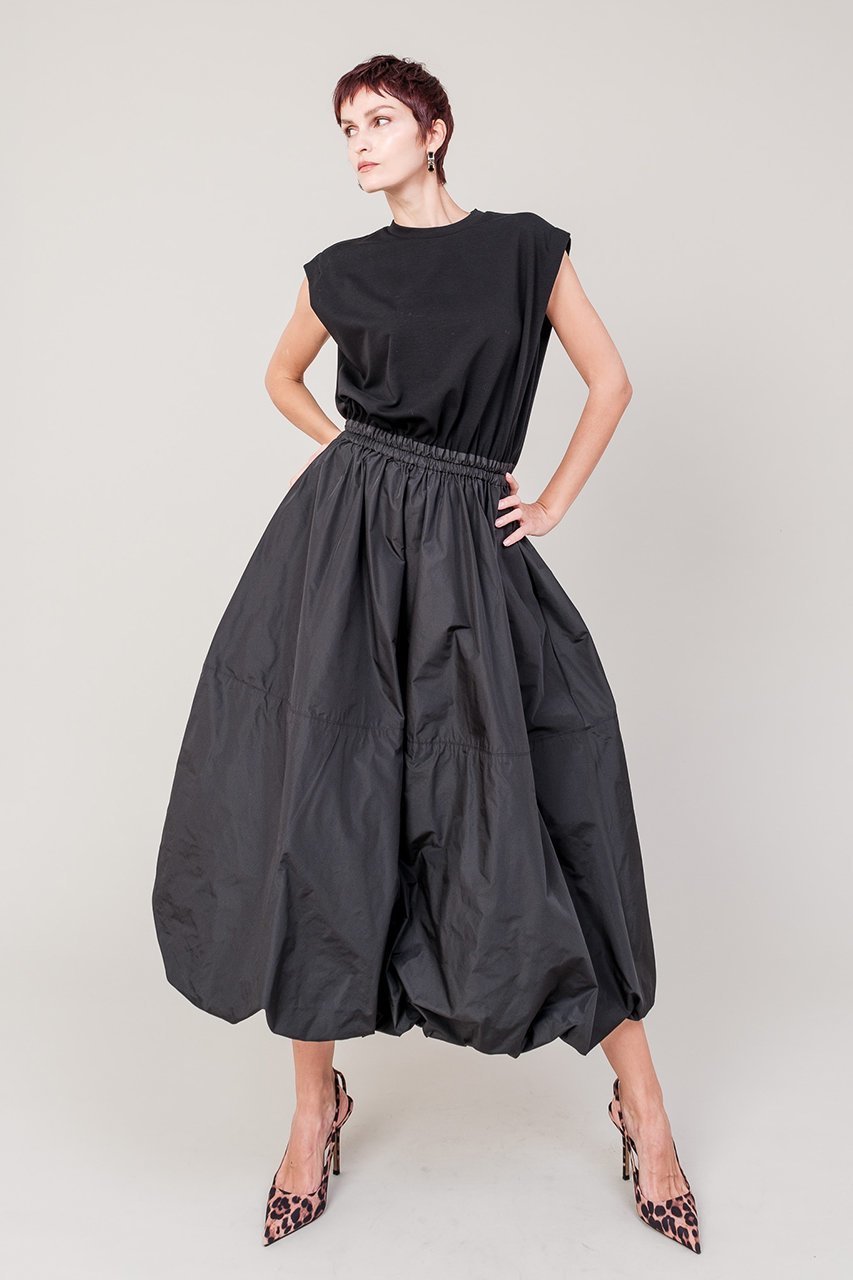 【ドメル/DOMELLE】のMIXED ファブリックドレス 人気、トレンドファッション・服の通販 founy(ファニー) 　ファッション　Fashion　レディースファッション　Fashion for Women　ワンピース　Dresses　フォーマル・パーティードレス・結婚式用ドレス　Elegant & Casual Dresses　チュニック　Tunic Tops & Dresses　エレガント 上品　Elegant　チュニック　Tunic, Long Top　ドレス　Dress, One-Piece　フェミニン　Feminine, Girly　ロング　Long, Long-Length　other-6|ID: prp329100004592309 ipo3291000000035613655