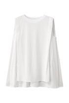【ガリャルダガランテ/GALLARDAGALANTE】のバックフレアカットソー 人気、トレンドファッション・服の通販 founy(ファニー) ファッション Fashion レディースファッション Ladies' Fashion Online トップス・カットソー Tops/Tshirt シャツ/ブラウス Shirts/Blouses ロング / Tシャツ T-Shirts カットソー Cut and Sewn おすすめ Recommend インナー Inner エレガント 上品 Elegant シアー Sheer ショート Short スリーブ Sleeve タイトスカート Tight Skirt デニム Denim 夏 Summer NEW・新作・新着・新入荷 New Arrivals 春 Spring S/S・春夏 Ss・Spring/Summer 羽織 Haori thumbnail ホワイト|ID: prp329100004592312 ipo3291000000032602439