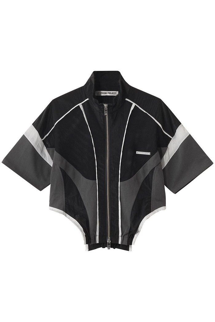 【プランク プロジェクト/PRANK PROJECT】のハーフスリーブメッシュトラックブルゾン / Half Sleeve Mesh Track Jacket インテリア・キッズ・メンズ・レディースファッション・服の通販 founy(ファニー) https://founy.com/ ファッション Fashion レディースファッション Ladies' Fashion Online アウター Coat Outerwear ジャケット Jackets ブルゾン Blouson/Jackets おすすめ Recommend カットソー Cut And Sew コンパクト Compact ジャケット Jacket スポーティ Sporty スーツ Suit フェミニン Feminine ブルゾン Blouson ボトム Bottom ミックス Mix メッシュ Mesh 夏 Summer NEW・新作・新着・新入荷 New Arrivals |ID: prp329100004592315 ipo3291000000032602461