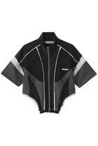 【プランク プロジェクト/PRANK PROJECT】のハーフスリーブメッシュトラックブルゾン / Half Sleeve Mesh Track Jacket BLK(ブラック)|ID: prp329100004592315 ipo3291000000032602461