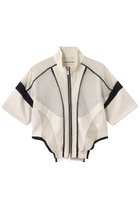 【プランク プロジェクト/PRANK PROJECT】のハーフスリーブメッシュトラックブルゾン / Half Sleeve Mesh Track Jacket WHT(ホワイト)|ID: prp329100004592315 ipo3291000000032602462