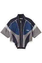 【プランク プロジェクト/PRANK PROJECT】のハーフスリーブメッシュトラックブルゾン / Half Sleeve Mesh Track Jacket BLU(ブルー)|ID: prp329100004592315 ipo3291000000032602463