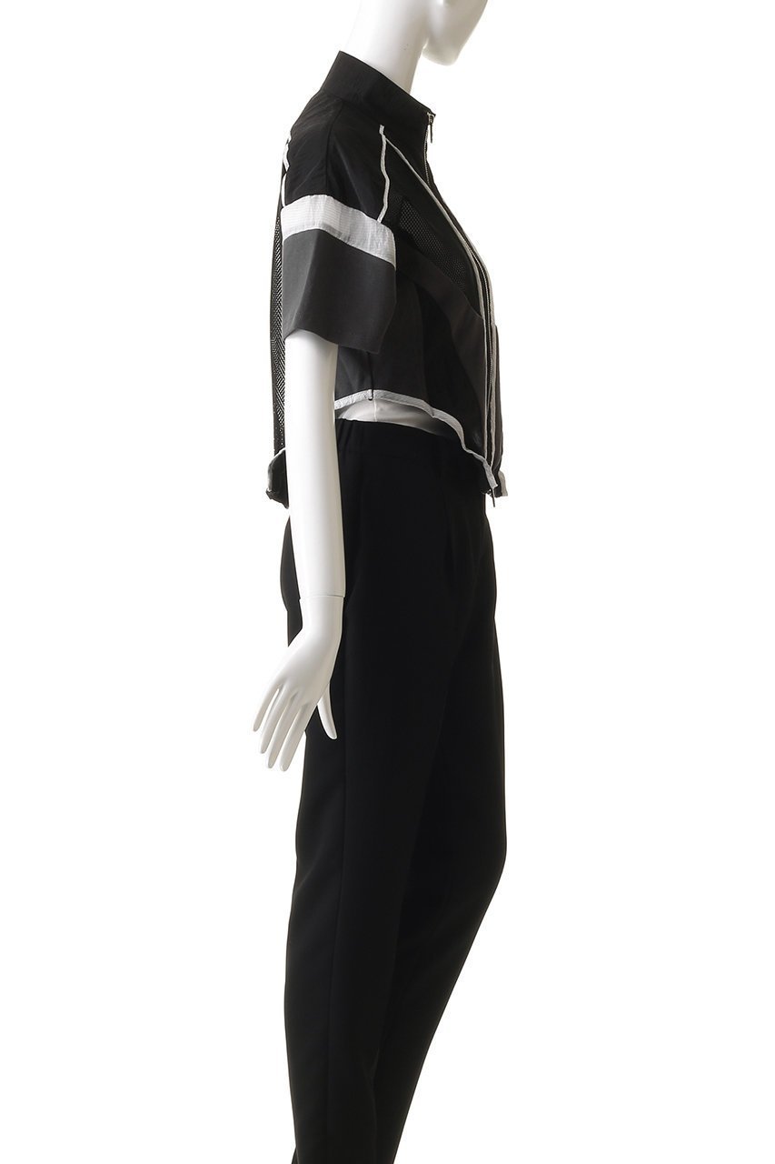 【プランク プロジェクト/PRANK PROJECT】のハーフスリーブメッシュトラックブルゾン / Half Sleeve Mesh Track Jacket 人気、トレンドファッション・服の通販 founy(ファニー) 　ファッション　Fashion　レディースファッション　Ladies' Fashion Online　アウター　Coat Outerwear　ジャケット　Jackets　ブルゾン　Blouson/Jackets　おすすめ　Recommend　カットソー　Cut And Sew　コンパクト　Compact　ジャケット　Jacket　スポーティ　Sporty　スーツ　Suit　フェミニン　Feminine　ブルゾン　Blouson　ボトム　Bottom　ミックス　Mix　メッシュ　Mesh　夏　Summer　NEW・新作・新着・新入荷　New Arrivals　other-3|ID: prp329100004592315 ipo3291000000032602465