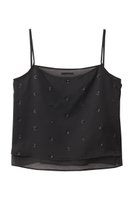 【プランク プロジェクト/PRANK PROJECT】のフラワービジューサテンビスチェ / Flower Bejeweled Satin Bustier 人気、トレンドファッション・服の通販 founy(ファニー) ファッション Fashion レディースファッション Ladies' Fashion Online トップス・カットソー Tops/Tshirt キャミソール / ノースリーブ No Sleeves シャツ/ブラウス Shirts/Blouses ビスチェ Bustier キャミソール Camisole サテン Satin シアー Sheer シンプル Simple セットアップ Set Up ノースリーブ No Sleeve パーティ Party フラワー Flower モチーフ Motif リゾート Resort ワッシャー Washer NEW・新作・新着・新入荷 New Arrivals 無地 Plain Color |ID:prp329100004592317