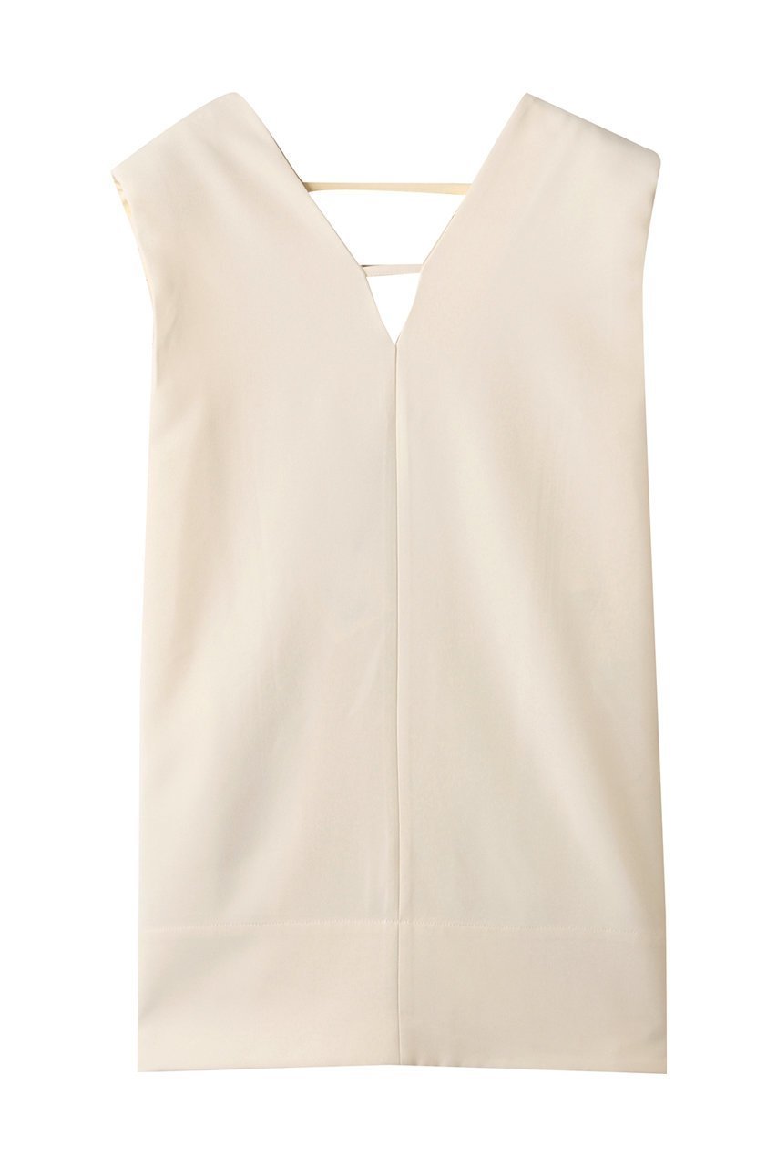 【プランク プロジェクト/PRANK PROJECT】のボクシーVネックトップ / Boxy V Neck Top インテリア・キッズ・メンズ・レディースファッション・服の通販 founy(ファニー) ファッション Fashion レディースファッション Fashion for Women トップス・カットソー Cut & Sew Tops キャミソール&ノースリーブ Camisoles & Sleeveless Tops シャツ・ブラウス・オフィスカジュアル Elegant Blouses & Button-Ups Vネックトップス V-Neck Tops / V-Cut Neckline Shirts ウォッシャブル Machine Washable カットソー Cut and Sewn Top ダブル Double, Double-Breasted ツイル Twist, Twisted Detail ノースリーブ Sleeveless, No-Sleeve 夏 Summer IVR(アイボリー)|ID: prp329100004592318 ipo3291000000034422084