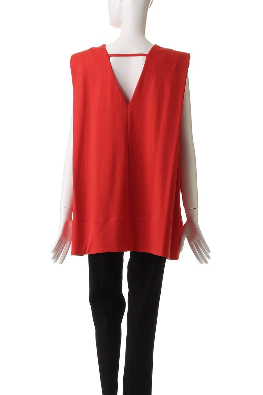 【プランク プロジェクト/PRANK PROJECT】のボクシーVネックトップ / Boxy V Neck Top 人気、トレンドファッション・服の通販 founy(ファニー) ファッション Fashion レディースファッション Fashion for Women トップス・カットソー Cut & Sew Tops キャミソール&ノースリーブ Camisoles & Sleeveless Tops シャツ・ブラウス・オフィスカジュアル Elegant Blouses & Button-Ups Vネックトップス V-Neck Tops / V-Cut Neckline Shirts ウォッシャブル Machine Washable カットソー Cut and Sewn Top ダブル Double, Double-Breasted ツイル Twist, Twisted Detail ノースリーブ Sleeveless, No-Sleeve 夏 Summer other-4|ID: prp329100004592318 ipo3291000000034422088