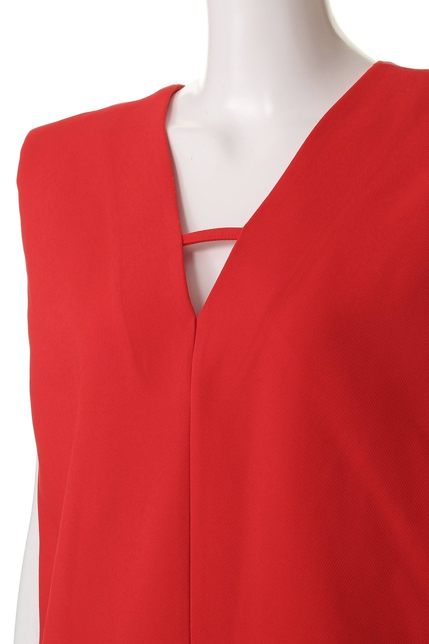 【プランク プロジェクト/PRANK PROJECT】のボクシーVネックトップ / Boxy V Neck Top 人気、トレンドファッション・服の通販 founy(ファニー) ファッション Fashion レディースファッション Fashion for Women トップス・カットソー Cut & Sew Tops キャミソール&ノースリーブ Camisoles & Sleeveless Tops シャツ・ブラウス・オフィスカジュアル Elegant Blouses & Button-Ups Vネックトップス V-Neck Tops / V-Cut Neckline Shirts ウォッシャブル Machine Washable カットソー Cut and Sewn Top ダブル Double, Double-Breasted ツイル Twist, Twisted Detail ノースリーブ Sleeveless, No-Sleeve 夏 Summer other-5|ID: prp329100004592318 ipo3291000000034422089