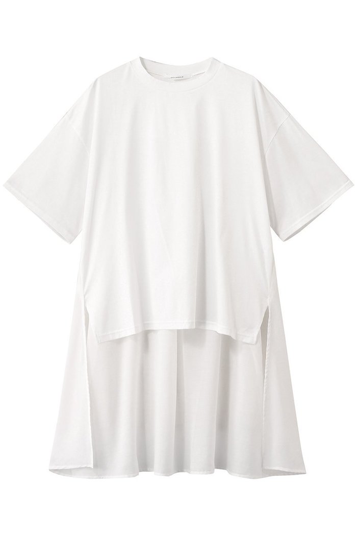 【ミディウミソリッド/MIDIUMISOLID】のwoven combination T Tシャツ インテリア・キッズ・メンズ・レディースファッション・服の通販 founy(ファニー) https://founy.com/ ファッション Fashion レディースファッション Ladies' Fashion Online トップス・カットソー Tops/Tshirt シャツ/ブラウス Shirts/Blouses ロング / Tシャツ T-Shirts カットソー Cut and Sewn カットソー Cut And Sew ショート Short シンプル Simple スリーブ Sleeve バランス Balance NEW・新作・新着・新入荷 New Arrivals |ID: prp329100004592323 ipo3291000000032602539