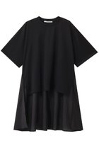 【ミディウミソリッド/MIDIUMISOLID】のwoven combination T Tシャツ 人気、トレンドファッション・服の通販 founy(ファニー) ファッション Fashion レディースファッション Ladies' Fashion Online トップス・カットソー Tops/Tshirt シャツ/ブラウス Shirts/Blouses ロング / Tシャツ T-Shirts カットソー Cut and Sewn カットソー Cut And Sew ショート Short シンプル Simple スリーブ Sleeve バランス Balance NEW・新作・新着・新入荷 New Arrivals thumbnail black|ID: prp329100004592323 ipo3291000000032602542