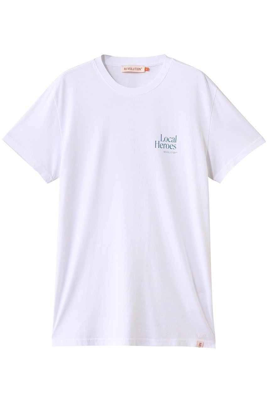 【サードマガジン/THIRD MAGAZINE】の【REVOLUTION】LOCAL HERO Tシャツ インテリア・キッズ・メンズ・レディースファッション・服の通販 founy(ファニー) 　ファッション　Fashion　レディースファッション　Ladies' Fashion Online　トップス・カットソー　Tops/Tshirt　シャツ/ブラウス　Shirts/Blouses　ロング / Tシャツ　T-Shirts　カットソー　Cut and Sewn　サマー　Summer　ショート　Short　シンプル　Simple　スリーブ　Sleeve　プリント　Print　夏　Summer　NEW・新作・新着・新入荷　New Arrivals　ホワイト|ID: prp329100004592327 ipo3291000000032602570