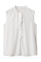 【アナイ/ANAYI】のクレープデシンフロントラッフルブラウス ホワイト|ID:prp329100004592331