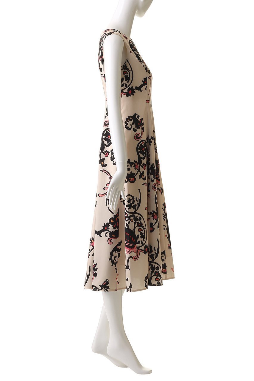 【アナイ/ANAYI】のアラベスクPTフレアワンピース 人気、トレンドファッション・服の通販 founy(ファニー) 　ファッション　Fashion　レディースファッション　Fashion for Women　ワンピース　Dresses　チュニック　Tunic Tops & Dresses　エレガント 上品　Elegant　ジャケット　Jacket, Outerwear　チュニック　Tunic, Long Top　フィット　Fit, Slim Fit　フォーマル　Formal, Dressy　フレア　Flare, Flared　プリント　Print, Printed Pattern　モチーフ　Motif, Design Theme　ロング　Long, Long-Length　再入荷　Restock / Back in Stock　other-3|ID: prp329100004592332 ipo3291000000035052745