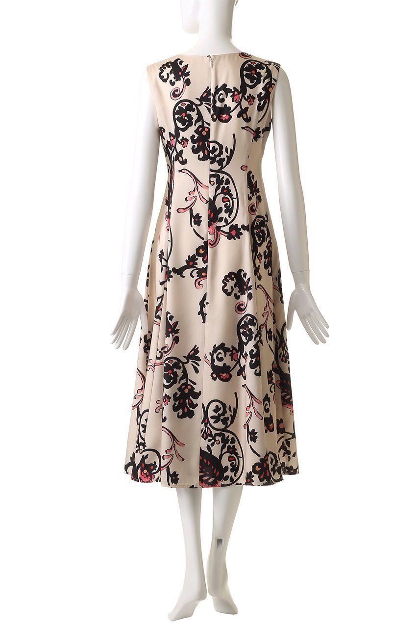 【アナイ/ANAYI】のアラベスクPTフレアワンピース 人気、トレンドファッション・服の通販 founy(ファニー) 　ファッション　Fashion　レディースファッション　Fashion for Women　ワンピース　Dresses　チュニック　Tunic Tops & Dresses　エレガント 上品　Elegant　ジャケット　Jacket, Outerwear　チュニック　Tunic, Long Top　フィット　Fit, Slim Fit　フォーマル　Formal, Dressy　フレア　Flare, Flared　プリント　Print, Printed Pattern　モチーフ　Motif, Design Theme　ロング　Long, Long-Length　再入荷　Restock / Back in Stock　other-4|ID: prp329100004592332 ipo3291000000035052746