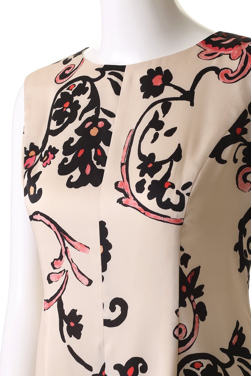 【アナイ/ANAYI】のアラベスクPTフレアワンピース 人気、トレンドファッション・服の通販 founy(ファニー) 　ファッション　Fashion　レディースファッション　Fashion for Women　ワンピース　Dresses　チュニック　Tunic Tops & Dresses　エレガント 上品　Elegant　ジャケット　Jacket, Outerwear　チュニック　Tunic, Long Top　フィット　Fit, Slim Fit　フォーマル　Formal, Dressy　フレア　Flare, Flared　プリント　Print, Printed Pattern　モチーフ　Motif, Design Theme　ロング　Long, Long-Length　再入荷　Restock / Back in Stock　other-5|ID: prp329100004592332 ipo3291000000035052747