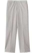 【アナイ/ANAYI】のサッカーストレッチクロップドパンツ 人気、トレンドファッション・服の通販 founy(ファニー) ファッション Fashion レディースファッション Fashion for Women パンツ Pants & Trousers クロップド Cropped, Short Length サッカー Seersucker, Summer Fabric シューズ Shoes, Footwear ストレッチ Stretch, Stretchy Fabric センター Center, Center Line フラット Flat, Flat Shoes エレガント 上品 Elegant 再入荷 Restock / Back in Stock thumbnail グレー|ID: prp329100004592333 ipo3291000000035053143