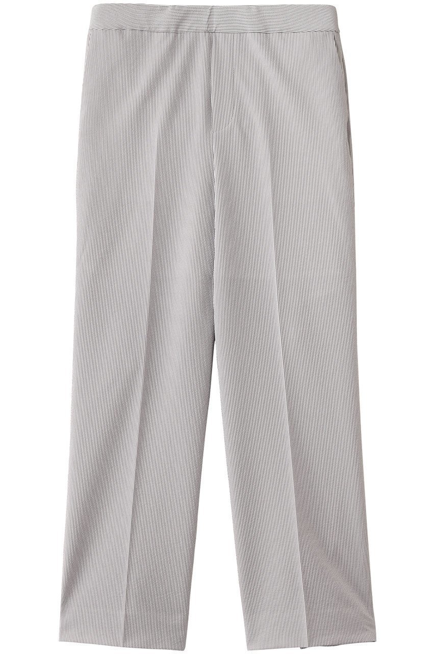 【アナイ/ANAYI】のサッカーストレッチクロップドパンツ インテリア・キッズ・メンズ・レディースファッション・服の通販 founy(ファニー) ファッション Fashion レディースファッション Fashion for Women パンツ Pants & Trousers クロップド Cropped, Short Length サッカー Seersucker, Summer Fabric シューズ Shoes, Footwear ストレッチ Stretch, Stretchy Fabric センター Center, Center Line フラット Flat, Flat Shoes エレガント 上品 Elegant 再入荷 Restock / Back in Stock グレー|ID: prp329100004592333 ipo3291000000035053143