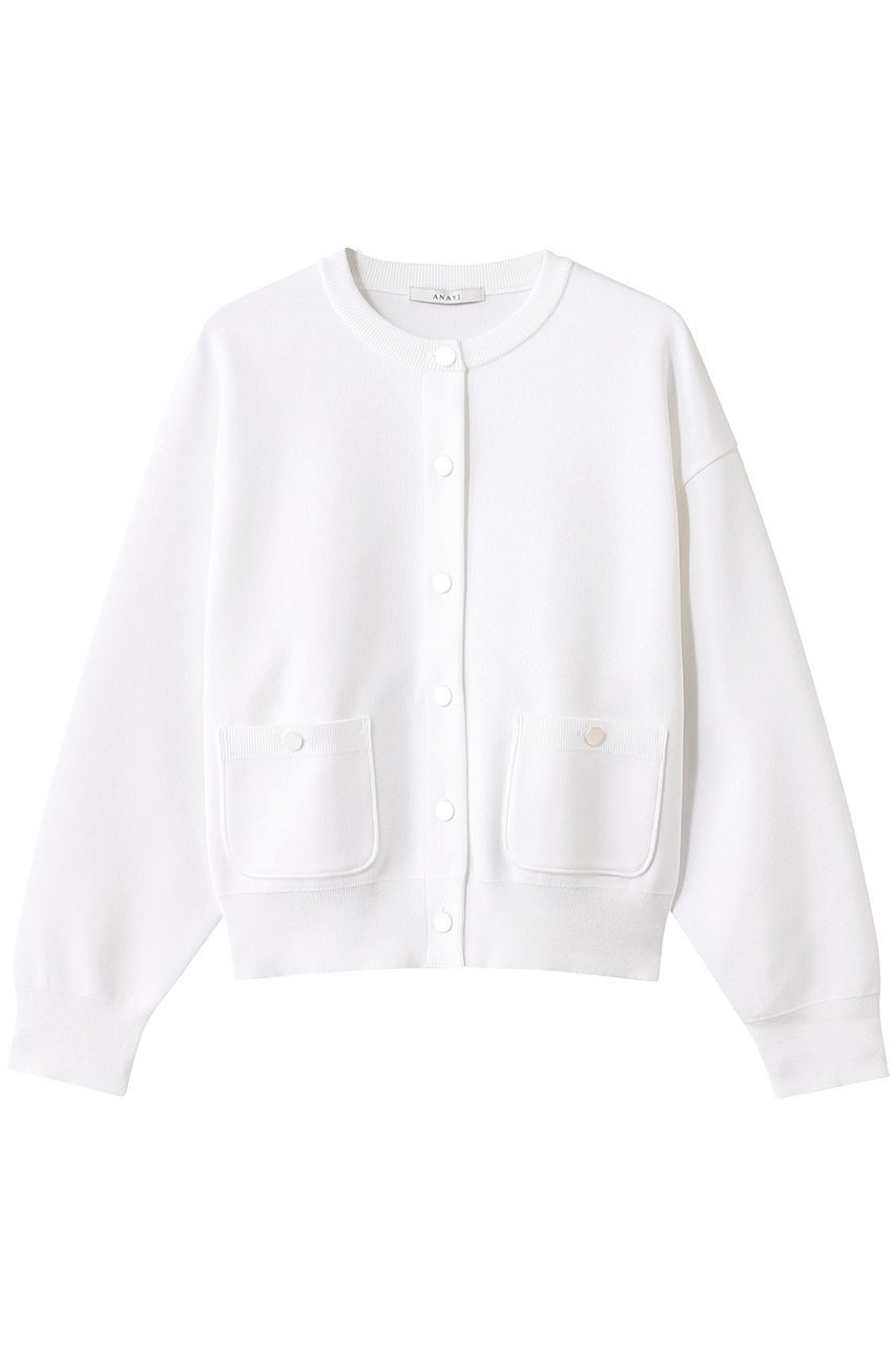 【アナイ/ANAYI】のサマースムースブルゾン インテリア・キッズ・メンズ・レディースファッション・服の通販 founy(ファニー) 　ファッション　Fashion　レディースファッション　Ladies' Fashion Online　アウター　Coat Outerwear　ジャケット　Jackets　ブルゾン　Blouson/Jackets　ショルダー　Shoulder　ジャケット　Jacket　ドロップ　Drop　ブルゾン　Blouson　ポケット　Pocket　エレガント 上品　Elegant　NEW・新作・新着・新入荷　New Arrivals　オフホワイト|ID: prp329100004592335 ipo3291000000032602622
