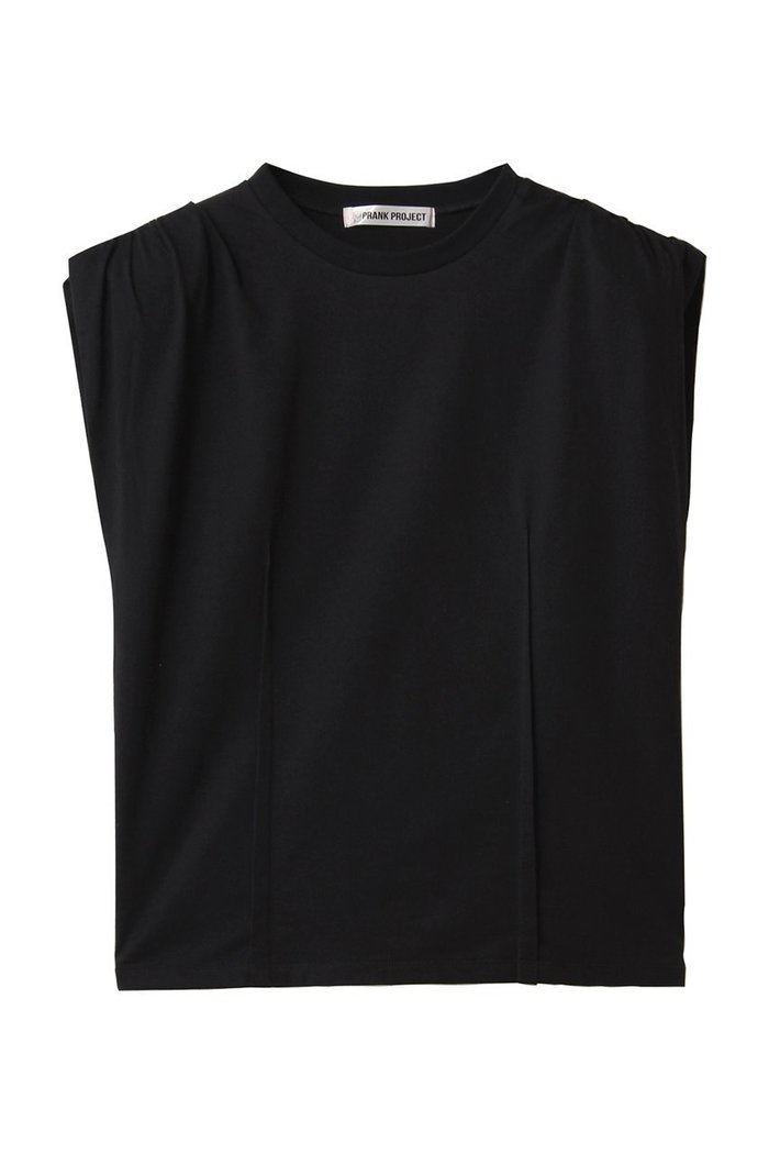 【プランク プロジェクト/PRANK PROJECT】のパワーショルダーTシャツ / Power Shoulder T-Shirt インテリア・キッズ・メンズ・レディースファッション・服の通販 founy(ファニー) https://founy.com/ ファッション Fashion レディースファッション Ladies' Fashion Online トップス・カットソー Tops/Tshirt シャツ/ブラウス Shirts/Blouses ロング / Tシャツ T-Shirts カットソー Cut and Sewn ギャザー Gather ショルダー Shoulder ショート Short シンプル Simple スリーブ Sleeve NEW・新作・新着・新入荷 New Arrivals |ID: prp329100004592339 ipo3291000000032602656