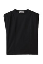 【プランク プロジェクト/PRANK PROJECT】のパワーショルダーTシャツ / Power Shoulder T-Shirt 人気、トレンドファッション・服の通販 founy(ファニー) ファッション Fashion レディースファッション Ladies' Fashion Online トップス・カットソー Tops/Tshirt シャツ/ブラウス Shirts/Blouses ロング / Tシャツ T-Shirts カットソー Cut and Sewn ギャザー Gather ショルダー Shoulder ショート Short シンプル Simple スリーブ Sleeve NEW・新作・新着・新入荷 New Arrivals thumbnail BLK(ブラック)|ID: prp329100004592339 ipo3291000000032602657